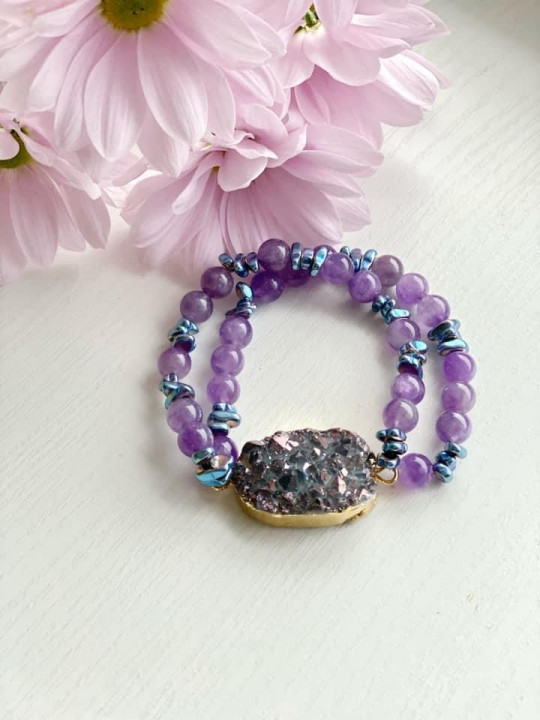 Druzy käekett “RAHU”